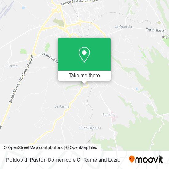 Poldo's di Pastori Domenico e C. map
