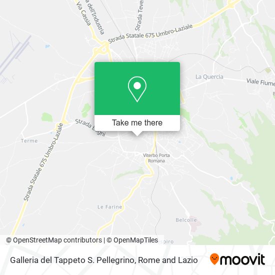Galleria del Tappeto S. Pellegrino map
