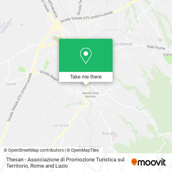 Thesan - Associazione di Promozione Turistica sul Territorio map