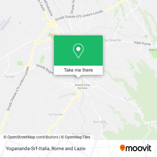 Yogananda-Srf-Italia map