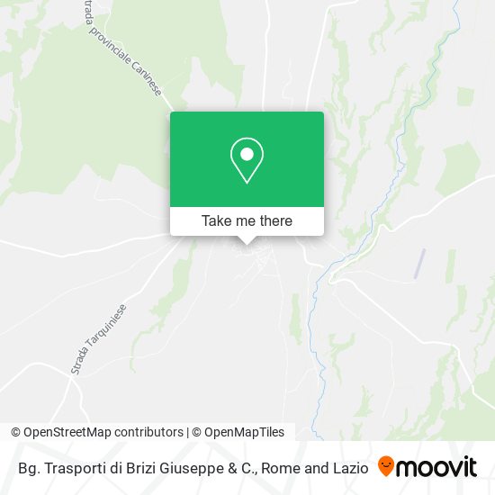 Bg. Trasporti di Brizi Giuseppe & C. map