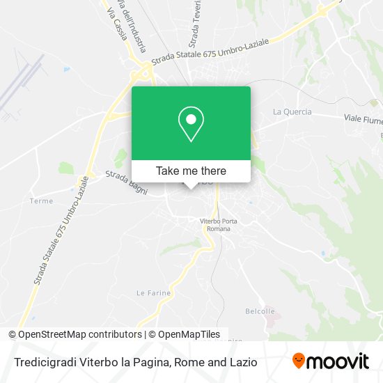 Tredicigradi Viterbo la Pagina map