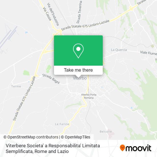 Viterbere Societa' a Responsabilita' Limitata Semplificata map