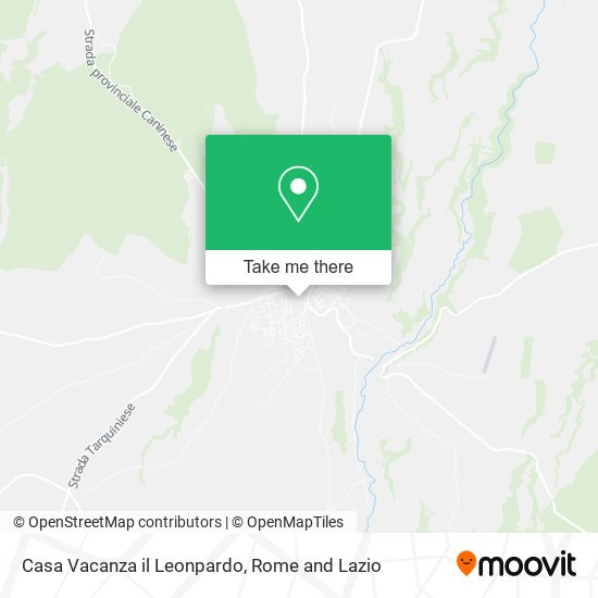 Casa Vacanza il Leonpardo map