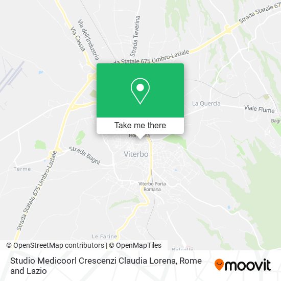 Studio Medicoorl Crescenzi Claudia Lorena map