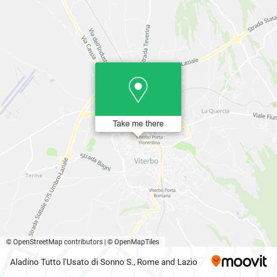 Aladino Tutto l'Usato di Sonno S. map