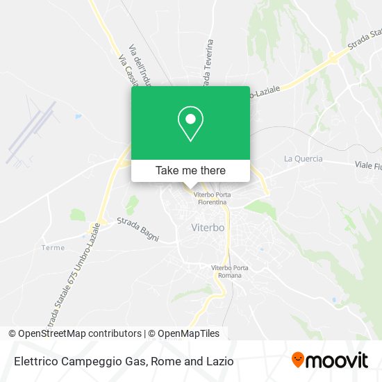 Elettrico Campeggio Gas map