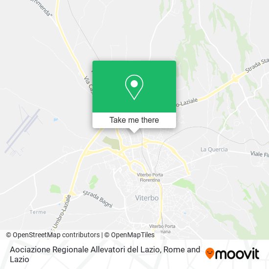 Aociazione Regionale Allevatori del Lazio map