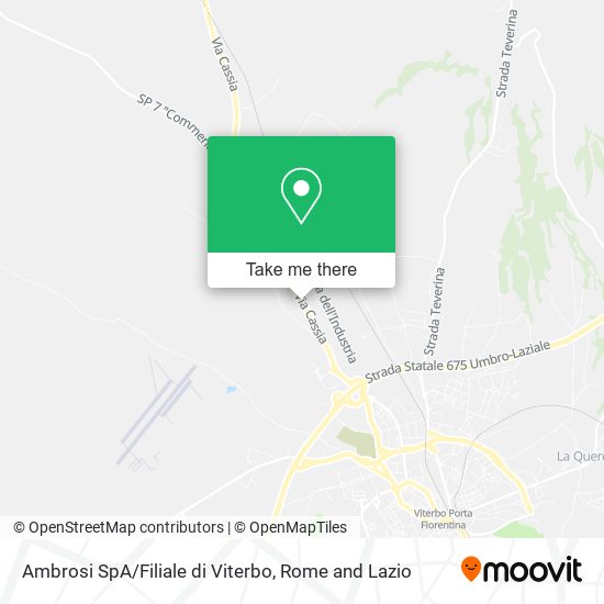Ambrosi SpA/Filiale di Viterbo map