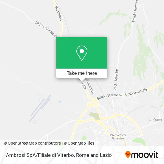 Ambrosi SpA/Filiale di Viterbo map
