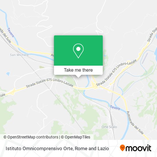 Istituto Omnicomprensivo Orte map