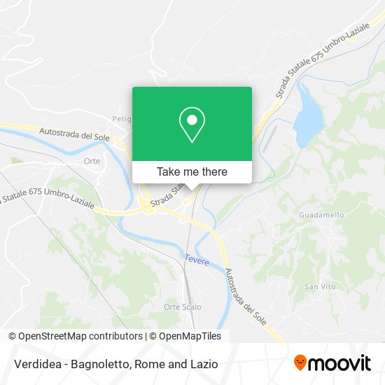 Verdidea - Bagnoletto map