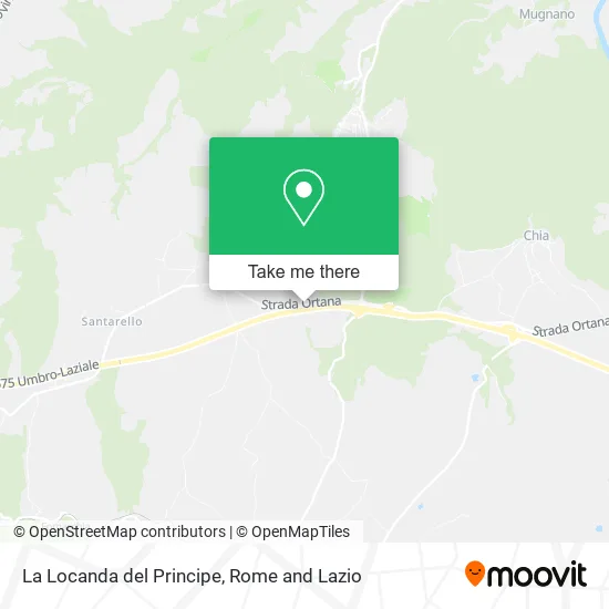 La Locanda del Principe map