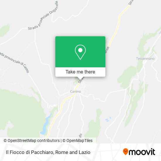 Il Fiocco di Pacchiaro map