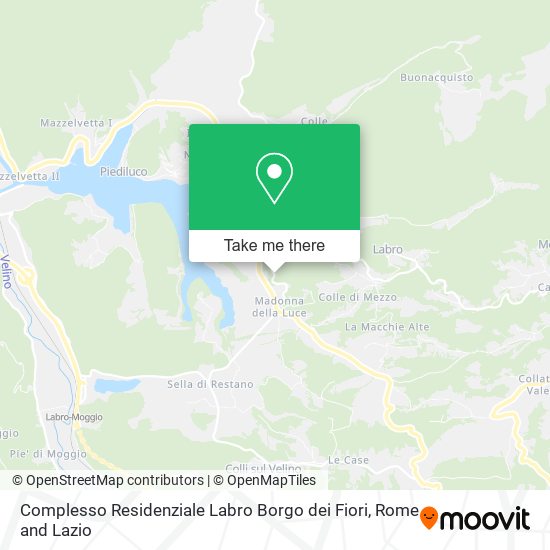 Complesso Residenziale Labro Borgo dei Fiori map