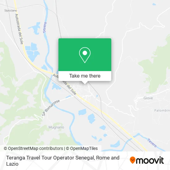 Teranga Travel Tour Operator Senegal map