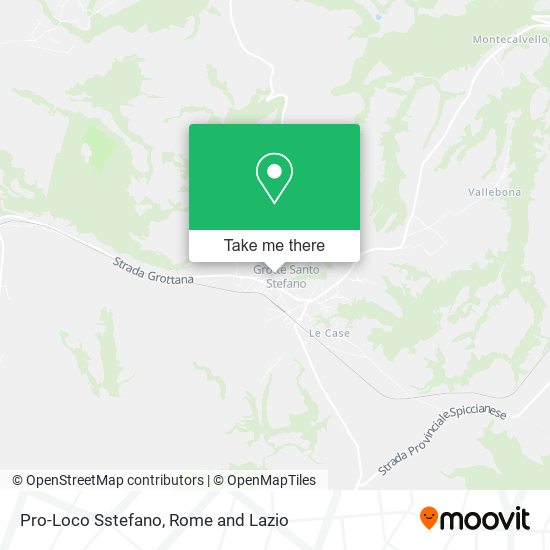Pro-Loco Sstefano map