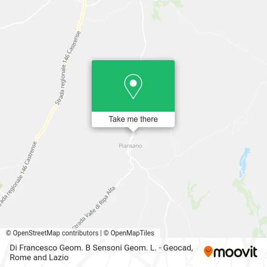 Di Francesco Geom. B Sensoni Geom. L. - Geocad map