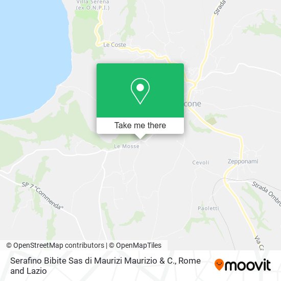 Serafino Bibite Sas di Maurizi Maurizio & C. map
