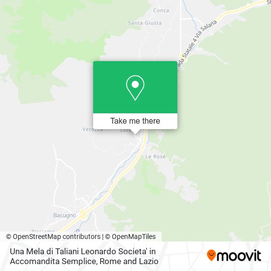 Una Mela di Taliani Leonardo Societa' in Accomandita Semplice map