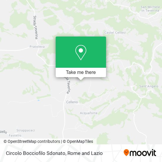 Circolo Bocciofilo Sdonato map