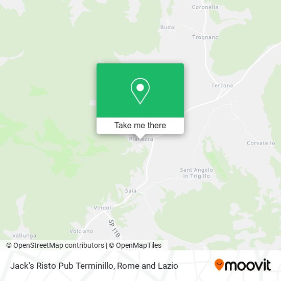 Jack's Risto Pub Terminillo map