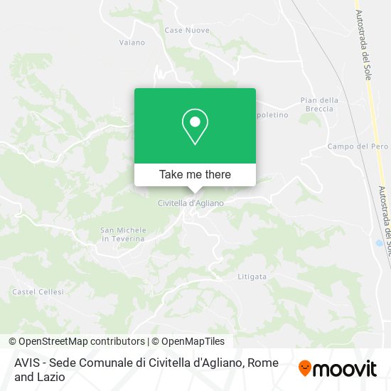 AVIS - Sede Comunale di Civitella d'Agliano map