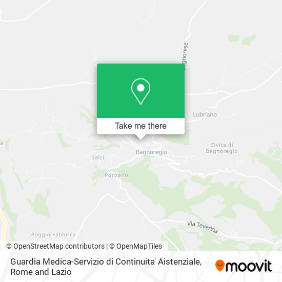 Guardia Medica-Servizio di Continuita' Aistenziale map
