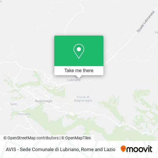 AVIS - Sede Comunale di Lubriano map