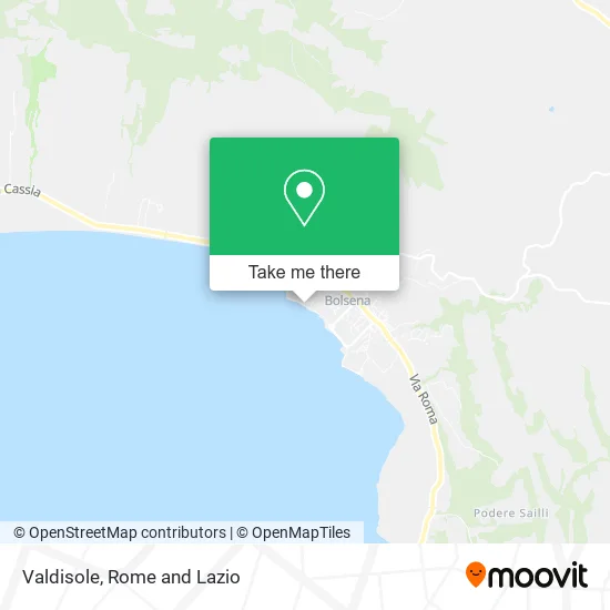 Valdisole map
