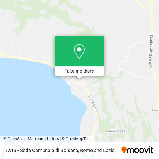 AVIS - Sede Comunale di Bolsena map