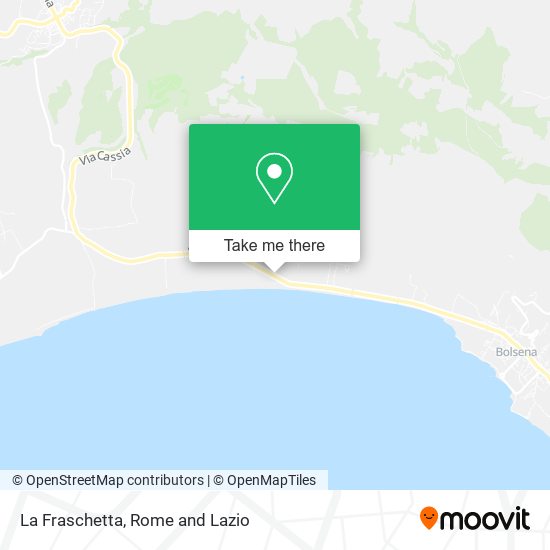 La Fraschetta map