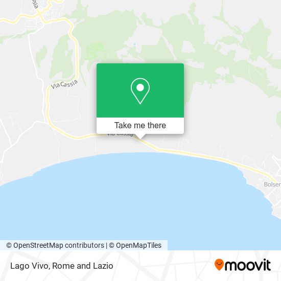 Lago Vivo map