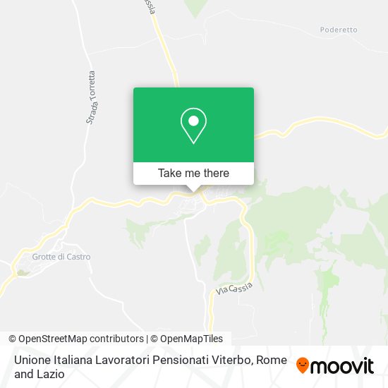 Unione Italiana Lavoratori Pensionati Viterbo map