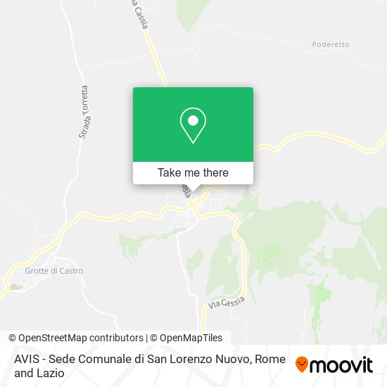 AVIS - Sede Comunale di San Lorenzo Nuovo map