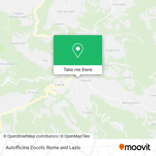Zocchi Auto Repair map