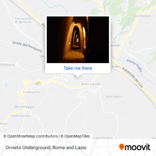 Orvieto Underground map