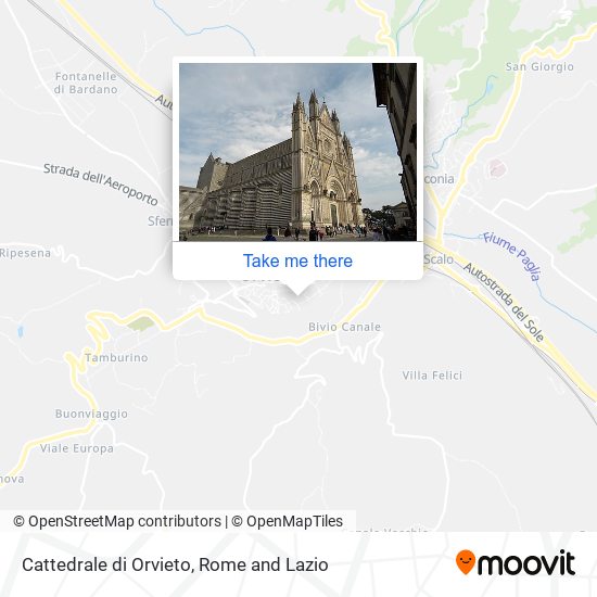 Cattedrale di Orvieto map