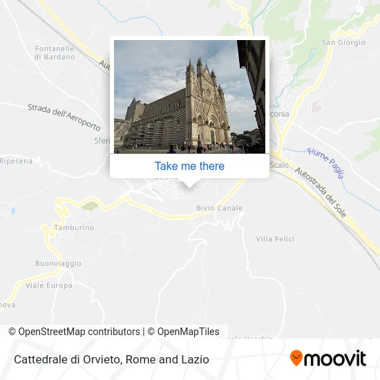 Orvieto Cathedral map