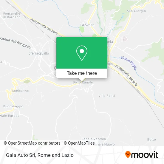 Gala Auto Srl map