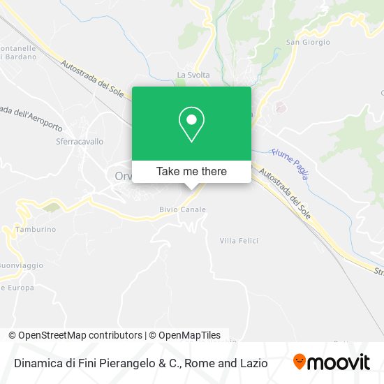 Dinamica di Fini Pierangelo & C. map