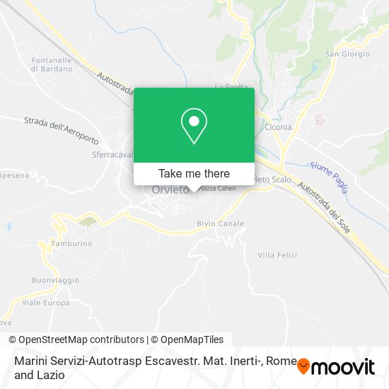 Marini Servizi-Autotrasp Escavestr. Mat. Inerti- map