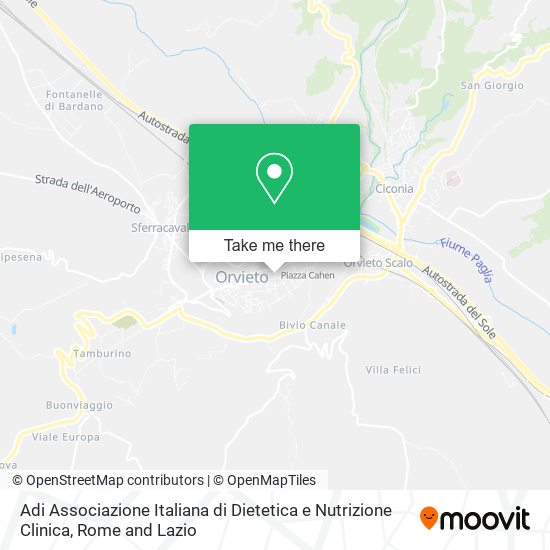 Adi Associazione Italiana di Dietetica e Nutrizione Clinica map