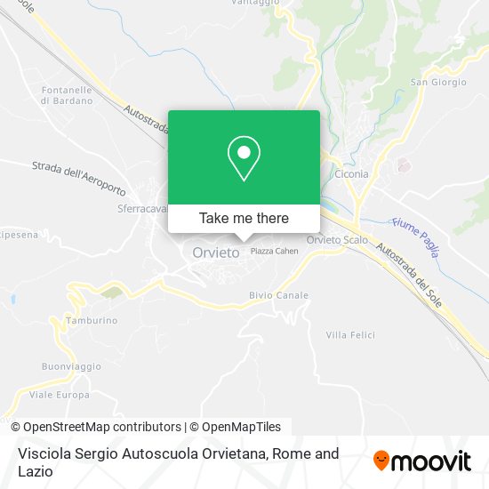 Visciola Sergio Autoscuola Orvietana map