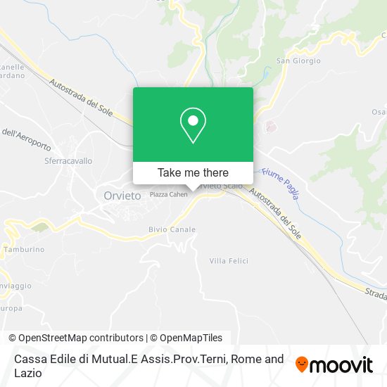 Cassa Edile di Mutual.E Assis.Prov.Terni map