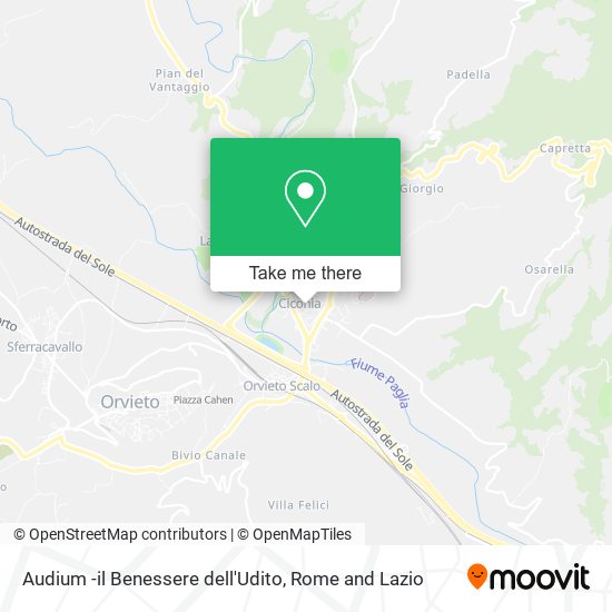 Audium -il Benessere dell'Udito map