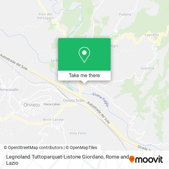 Legnoland Tuttoparquet-Listone Giordano map