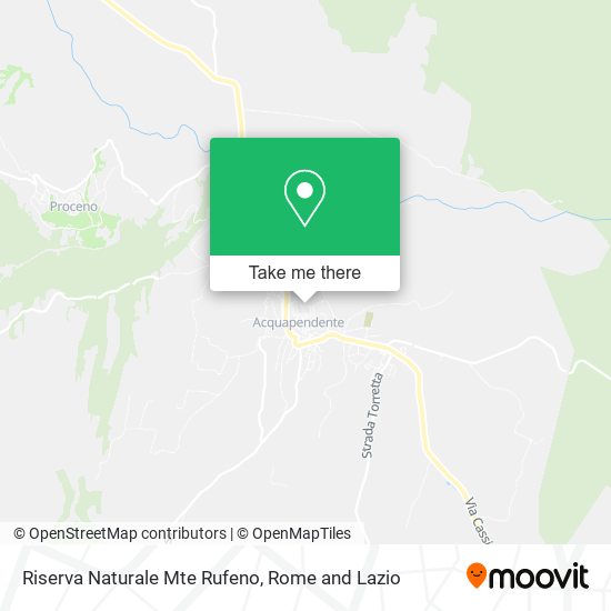Riserva Naturale Mte Rufeno map