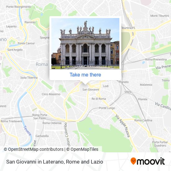 San Giovanni in Laterano map