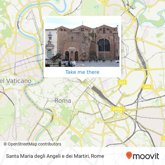 Santa Maria degli Angeli e dei Martiri map